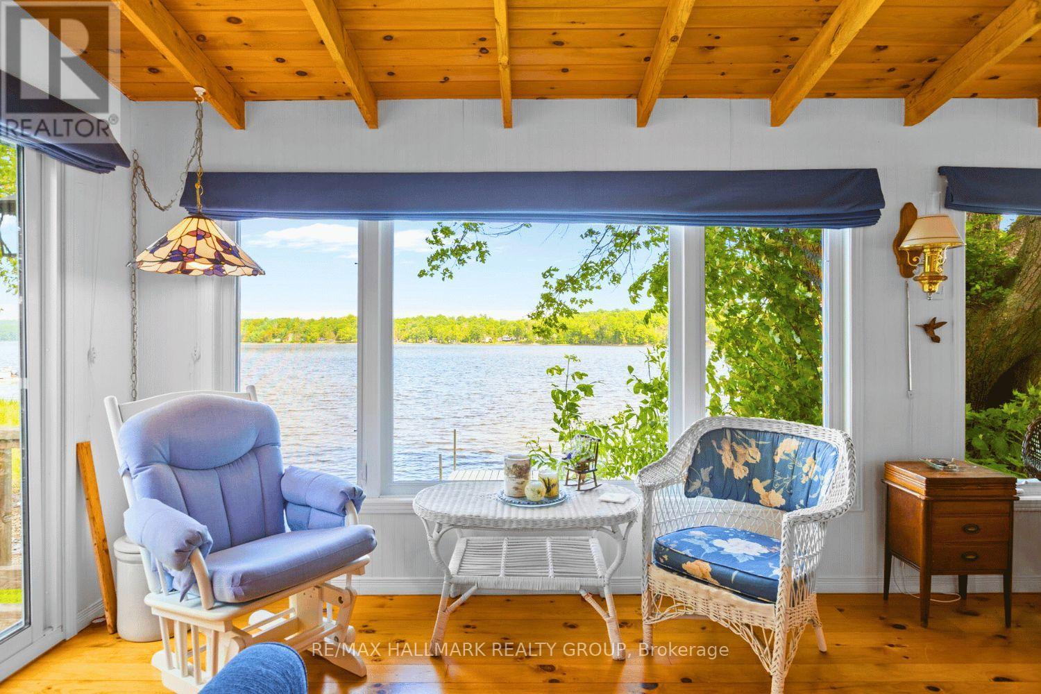 Dining area with beautiful water views