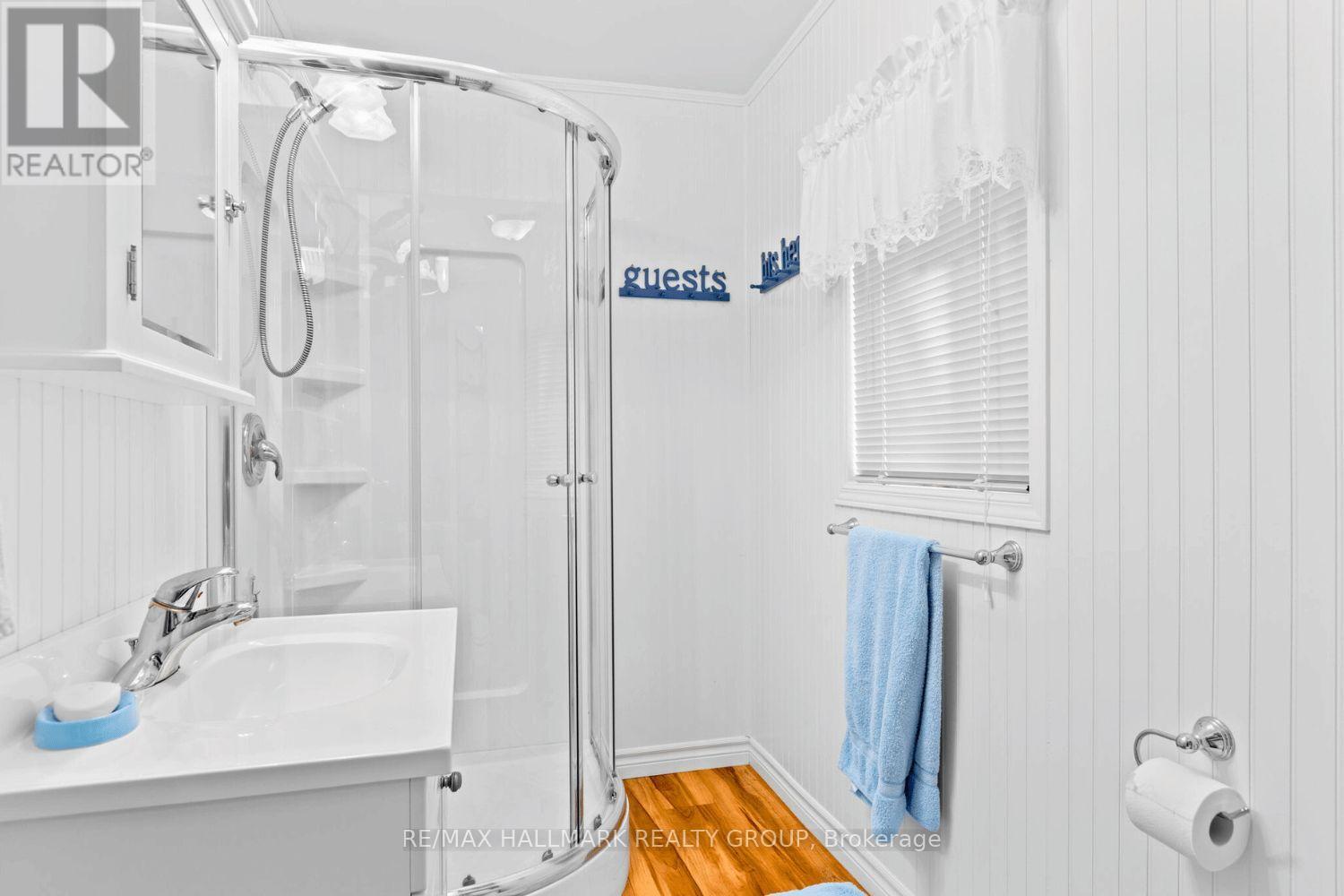 Updated bathroom with clean modern style