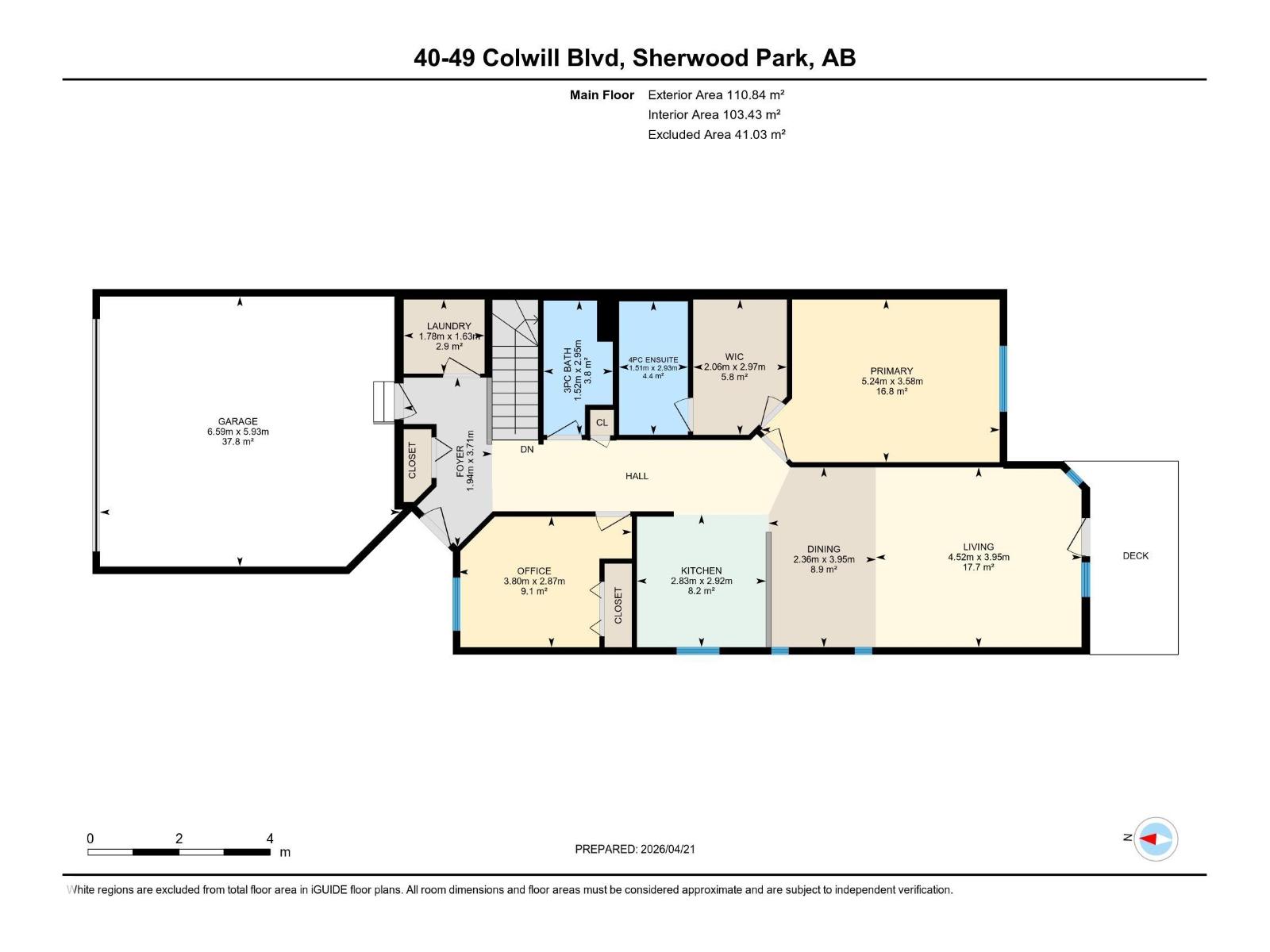 #40 49 COLWILL BV, Sherwood Park