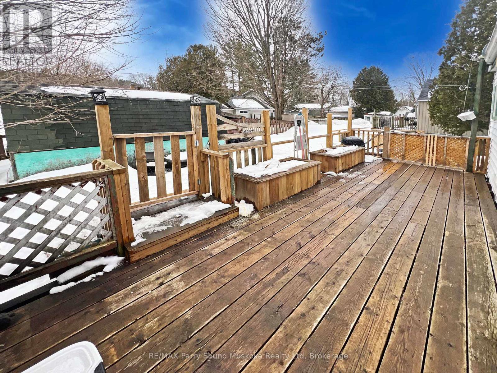 Large, private deck