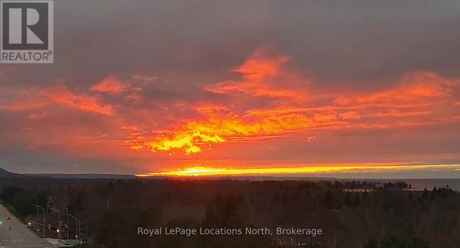 Amazing sunset views from the balcony!