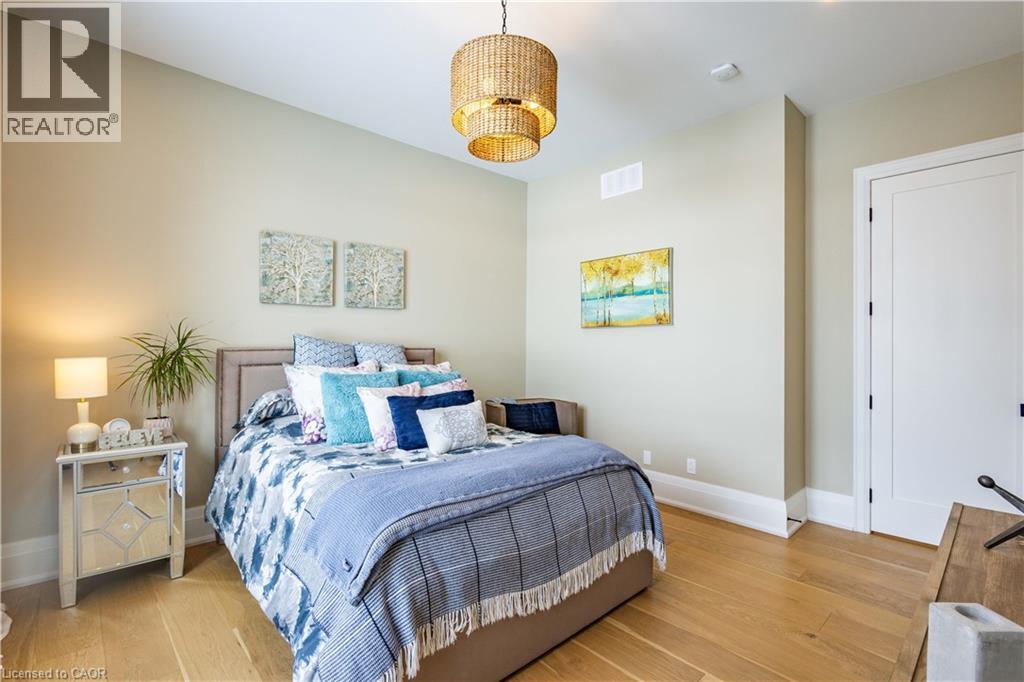 Neutral-toned interior with wood-finish flooring