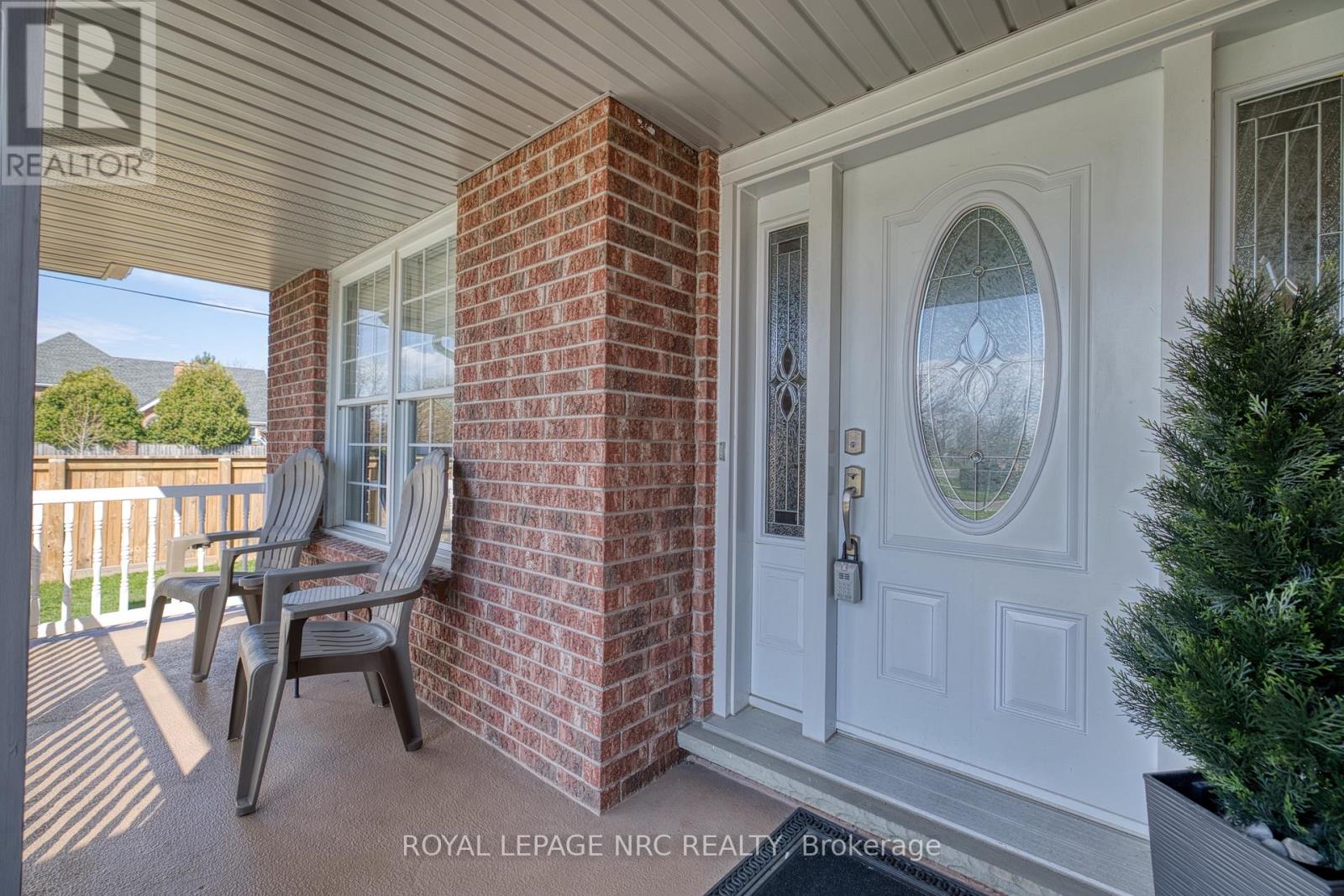 Cozy front porch.