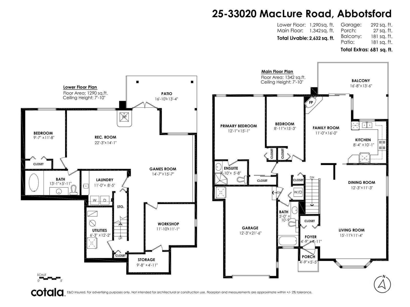 3 Bed, 3 Bath Condo for Sale in Abbotsford – 25 33020 MACLURE ROAD, Abbotsford – MLS# R3113446 - Image 8