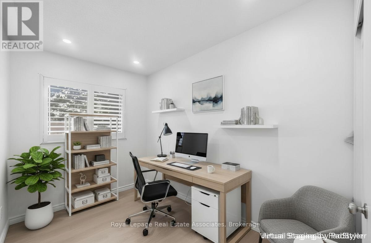 3rd Bedroom Staged as Office