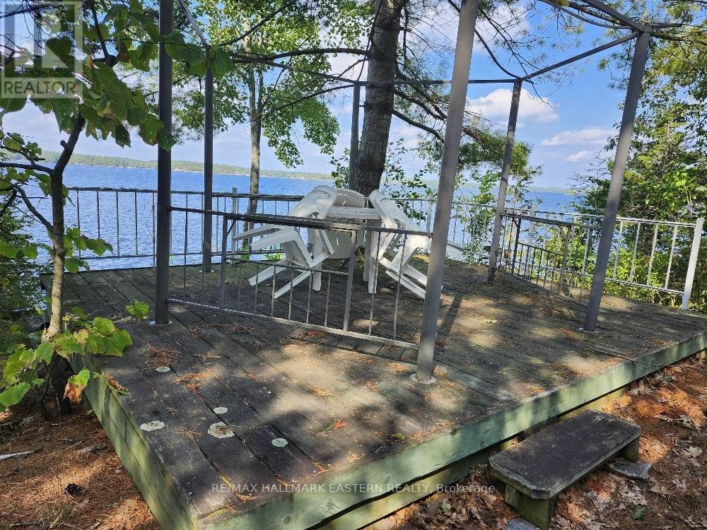 Deck overlooking water