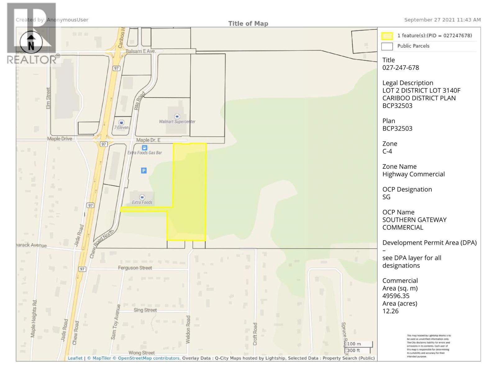 LOT 2 CHEW ROAD, Quesnel