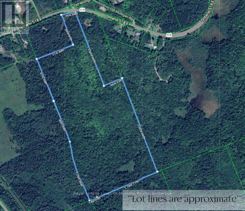 Approximate lot lines