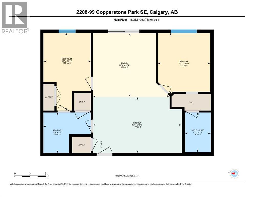 #2208 99 Copperstone Park SE - 18