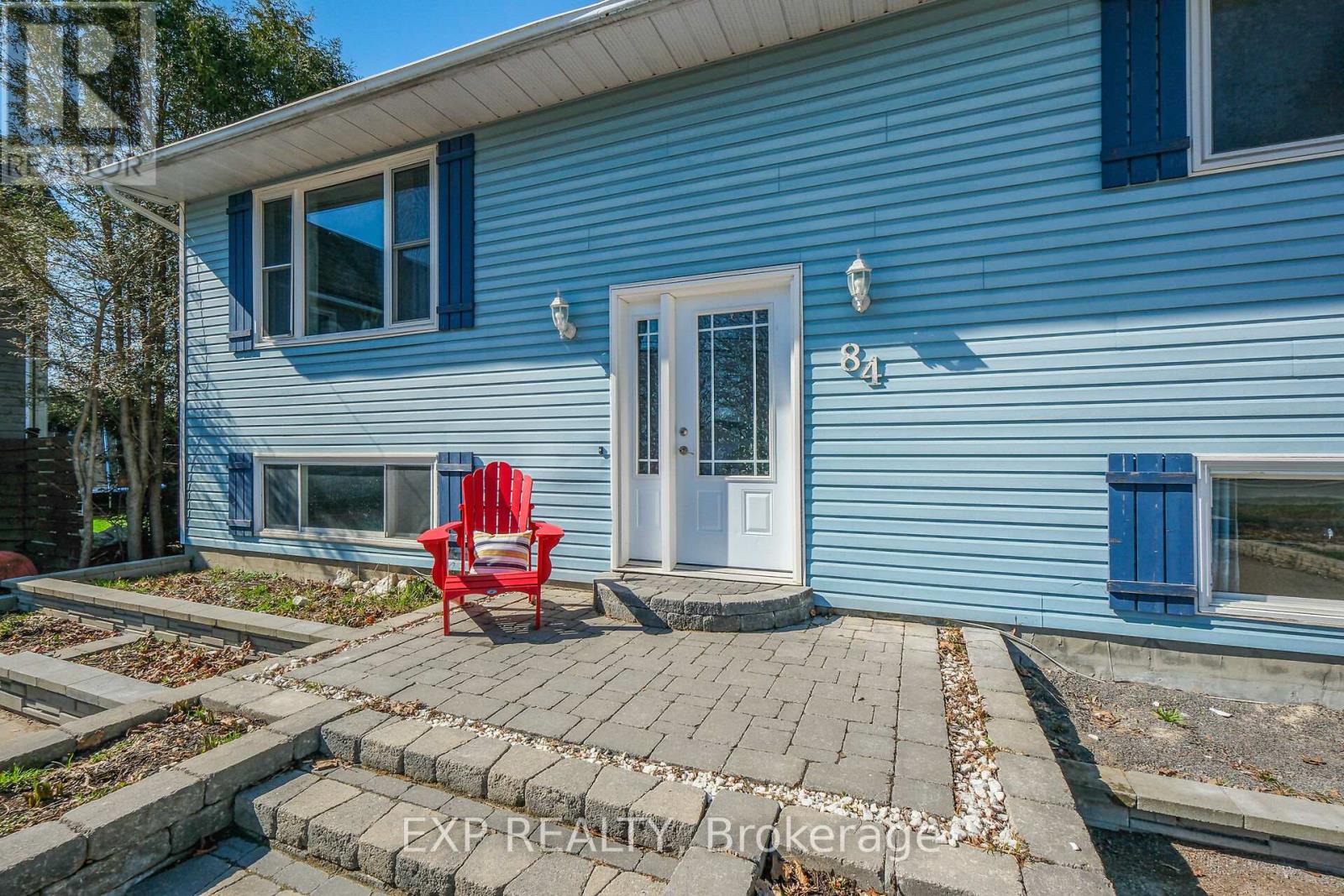 front entrance with patio