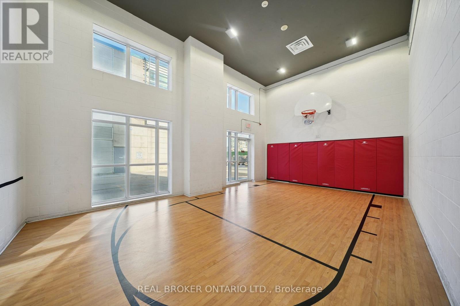 Rare half-basketball court