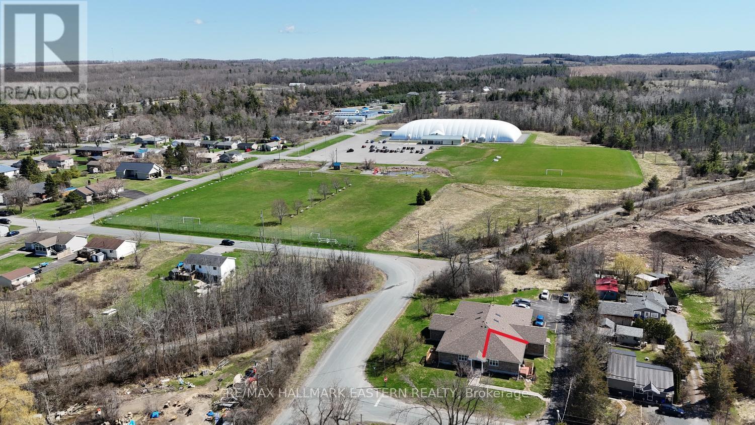 Field House in the distance