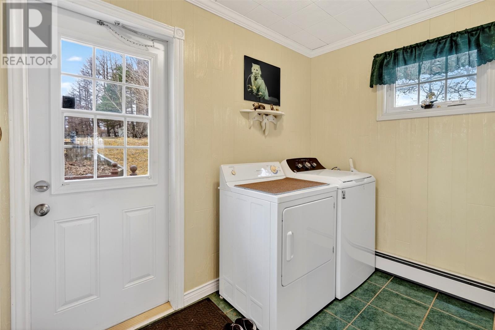 Back Porch and Laundry Area