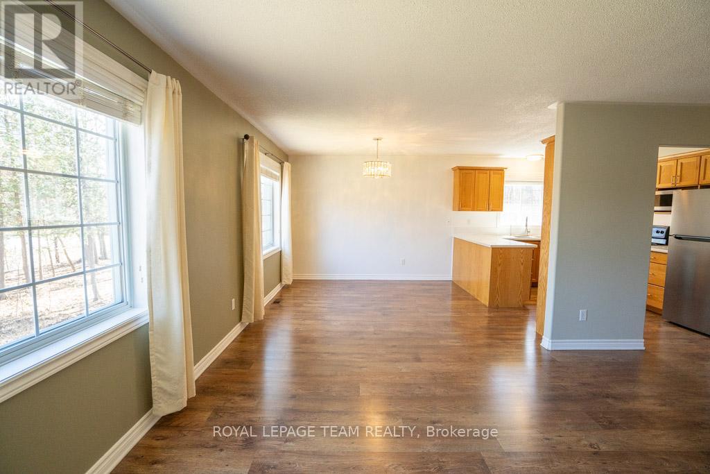 Open to the dining room