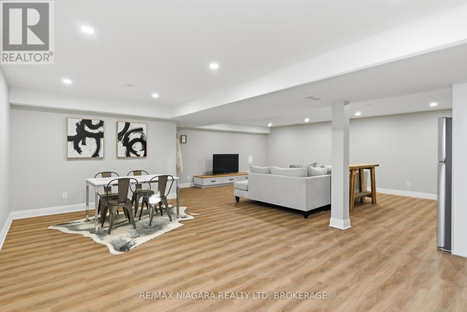 OPEN CONCEPT BASEMENT LIVING SPACE