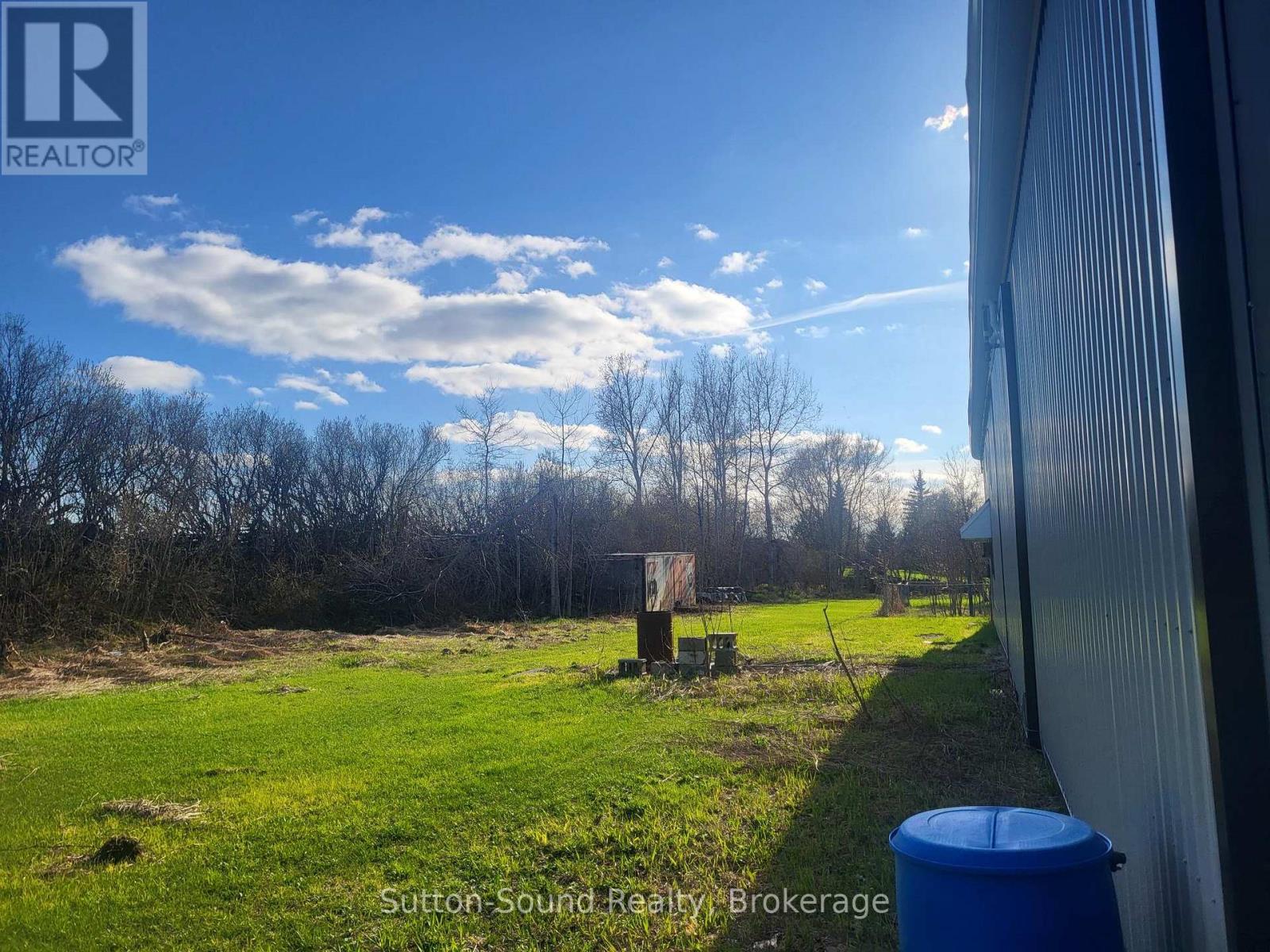 Back of property