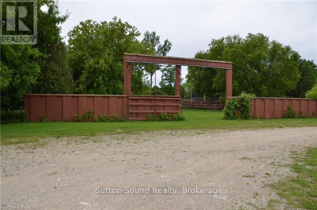 Closed in area with security gate