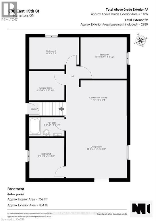330 EAST 15TH Street Unit# Lower, Hamilton, Ontario, L9A4G5 — Photo 15