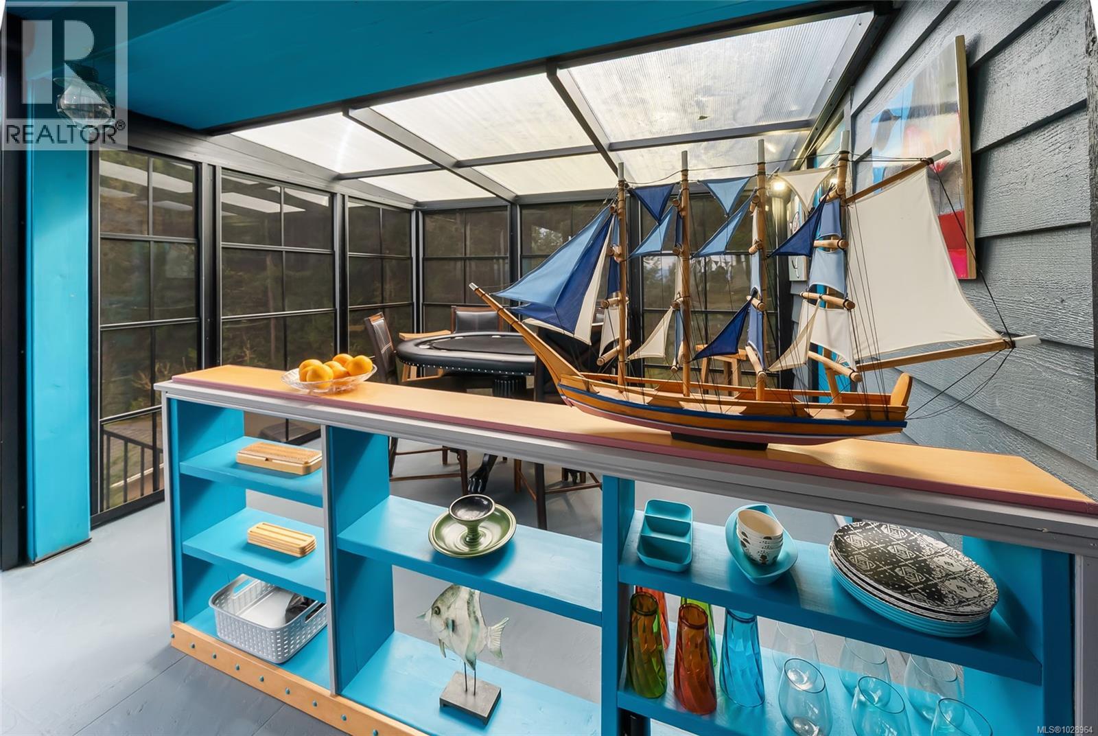 Sunny enclosed Deck extending outdoor living time