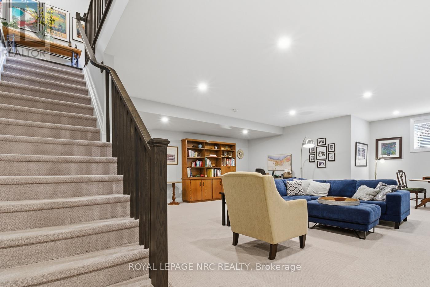 Staircase to finished Basement areas
