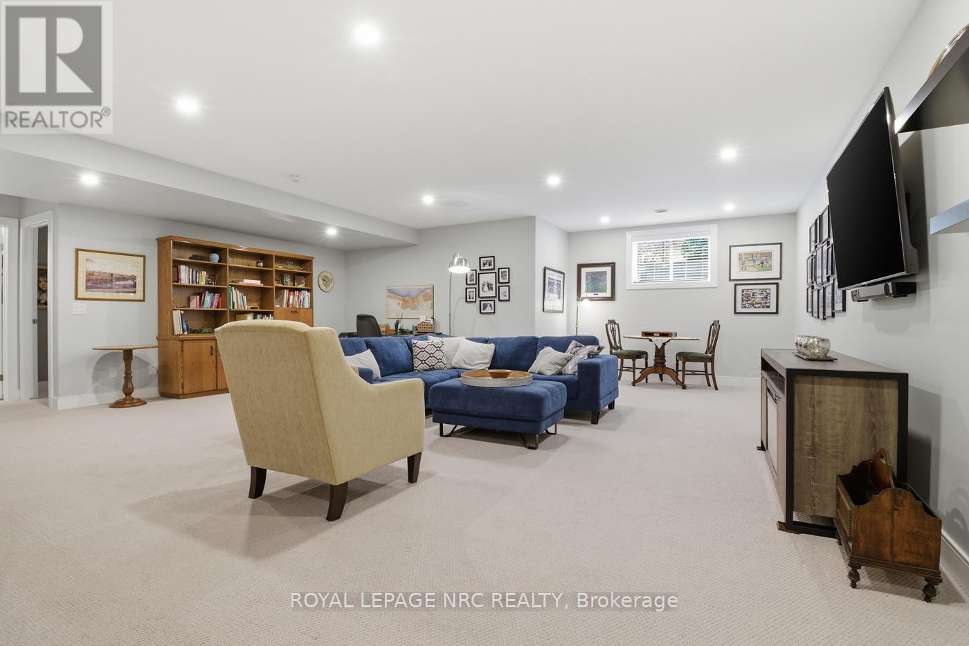 Basement Rec Room 8'4\" ceiling height