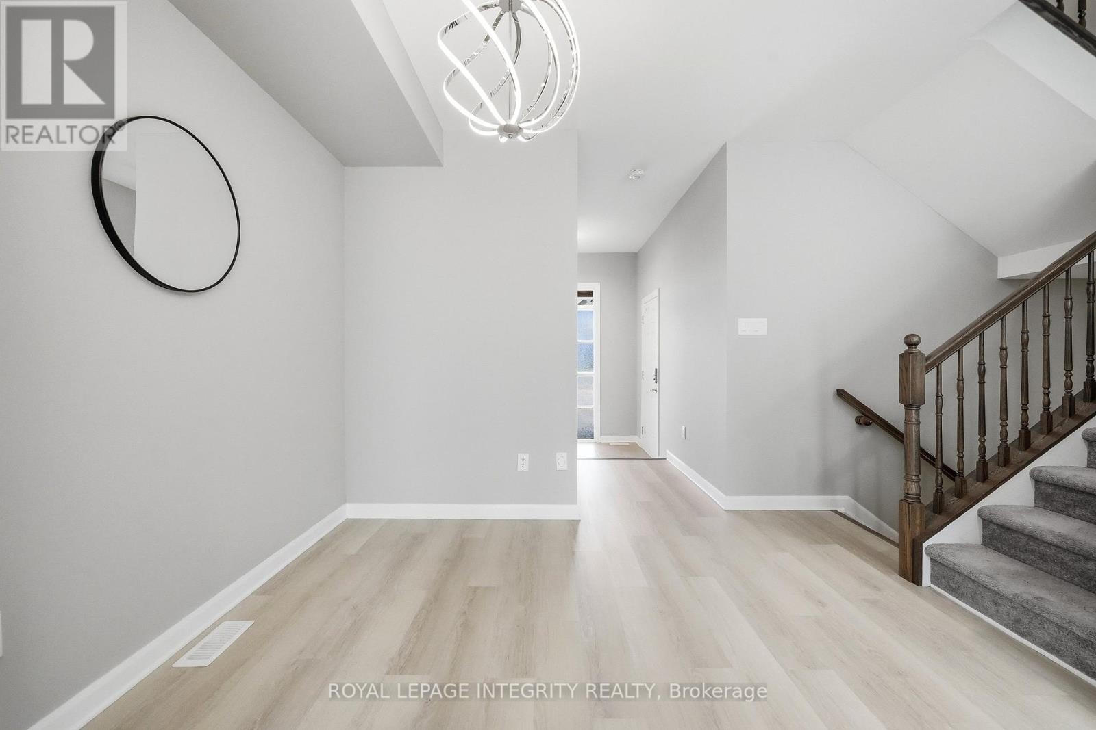 Formal Dining Area with new Light fixture