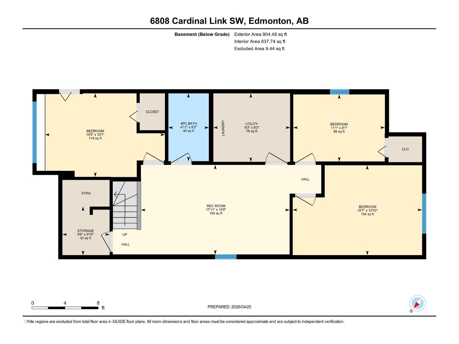 6808 CARDINAL LI SW, Edmonton