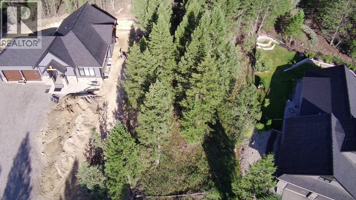 aerial front view of lot