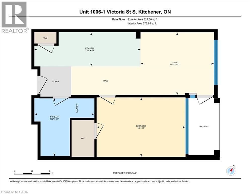 1 VICTORIA Street S Unit# 1006, Kitchener, Ontario, N2G1G1 — Photo 41