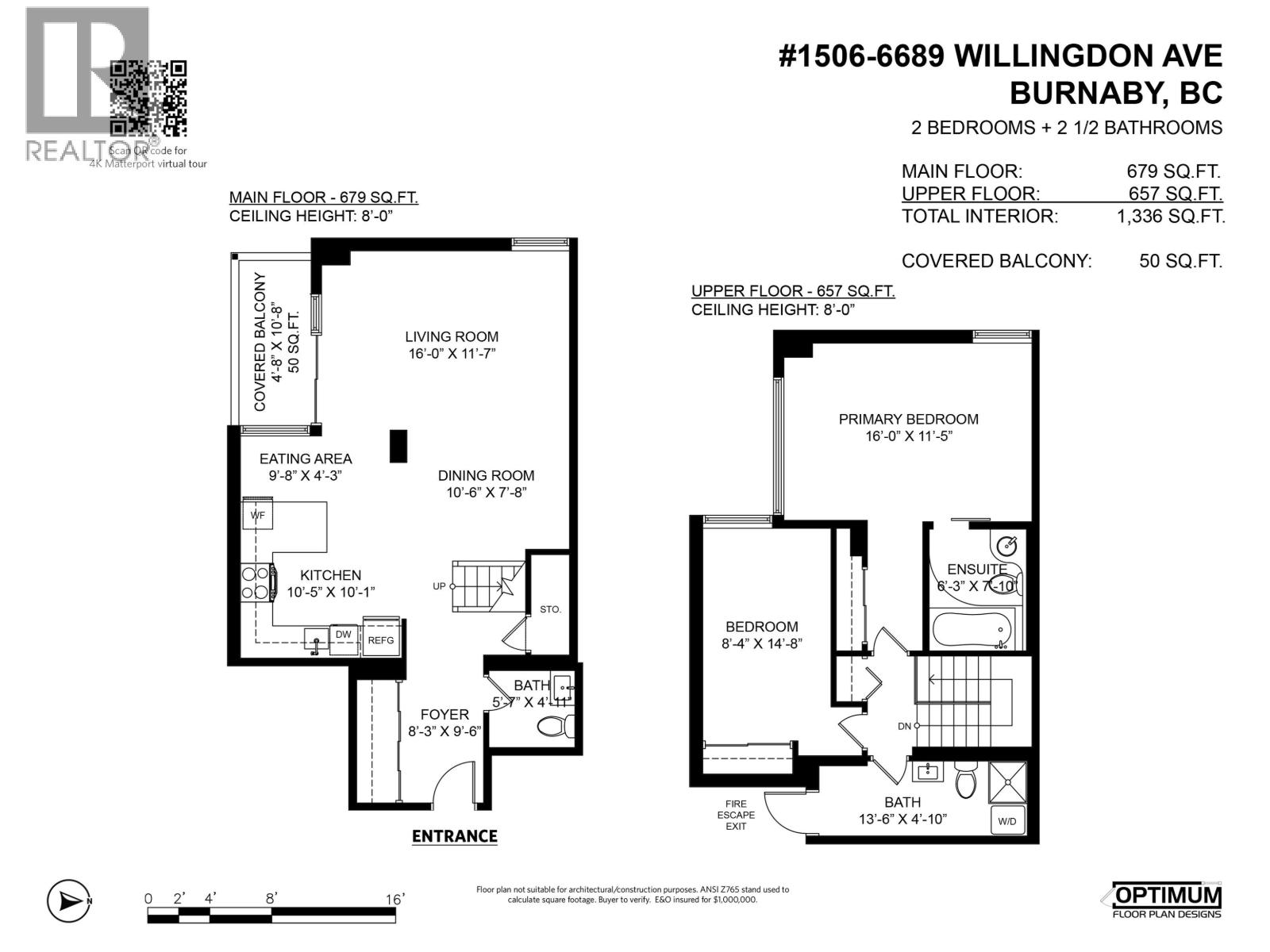 2 Bed, 3 Bath House for Sale in Burnaby – 1506 6689 WILLINGDON AVENUE, Burnaby - Image 23