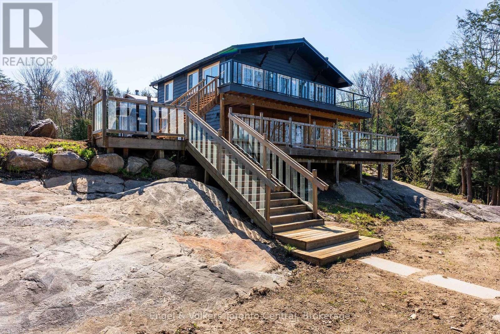 Stairs from Upper to lower cottage