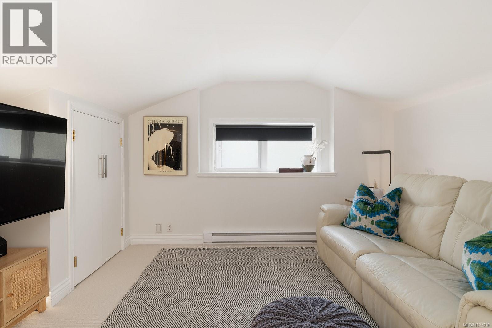 Secondary living space, media room or bedroom