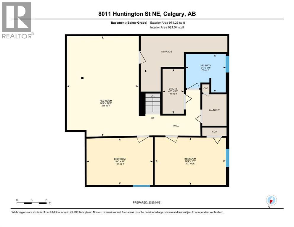 Single Family House Bungalow for Sale in  Huntington Street NE Huntington Hills Calgary 