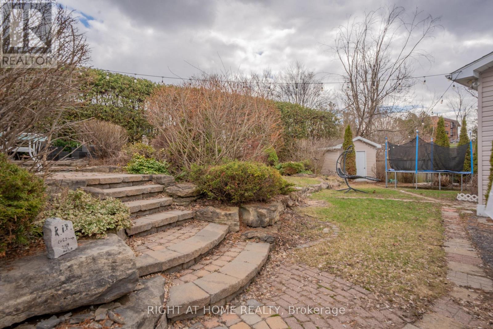 Backyard by rear entrance