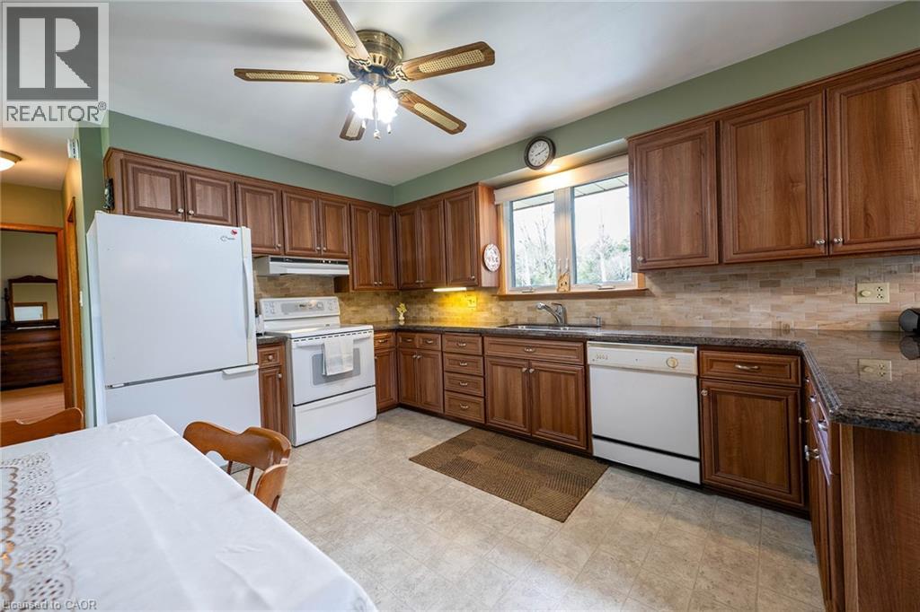 Updated cabinet fronts & granite countertop.