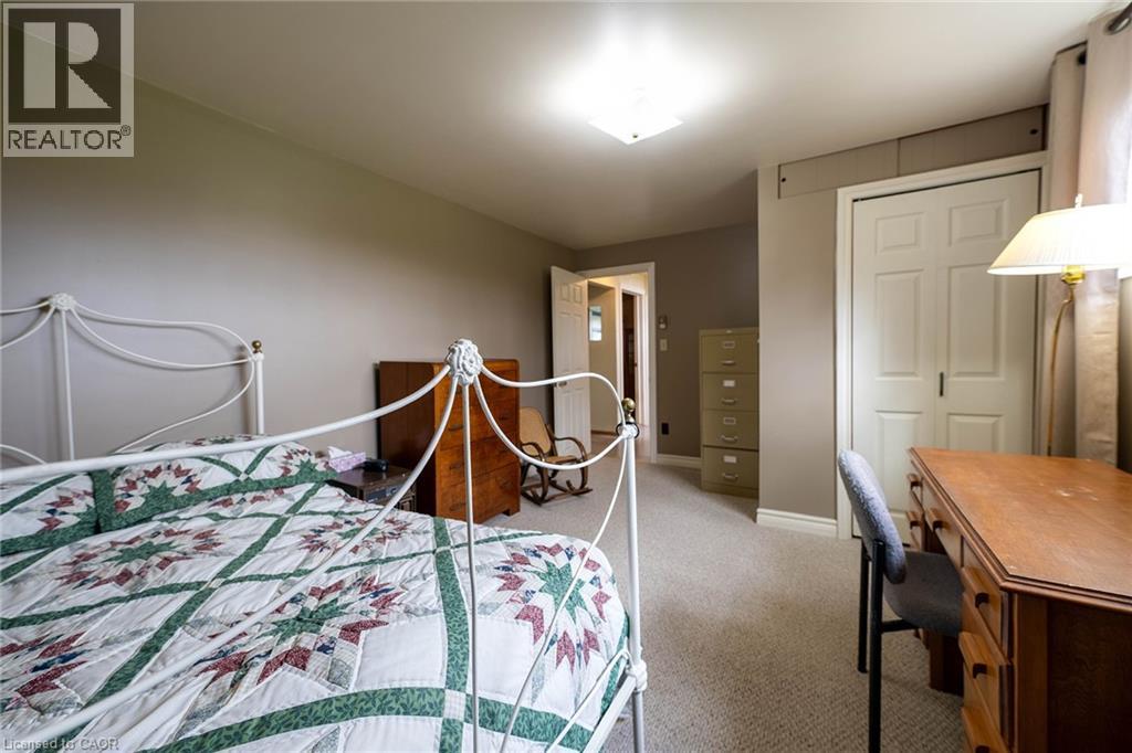 Basement bedroom.