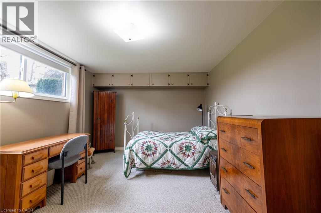 Basement bedroom.