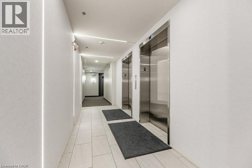 Corridor with elevator
