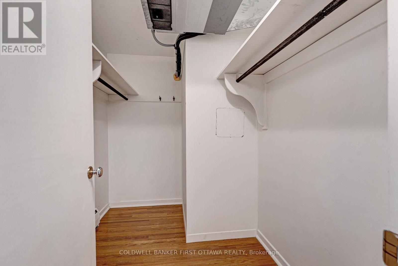 Primary suite's walk-in closet