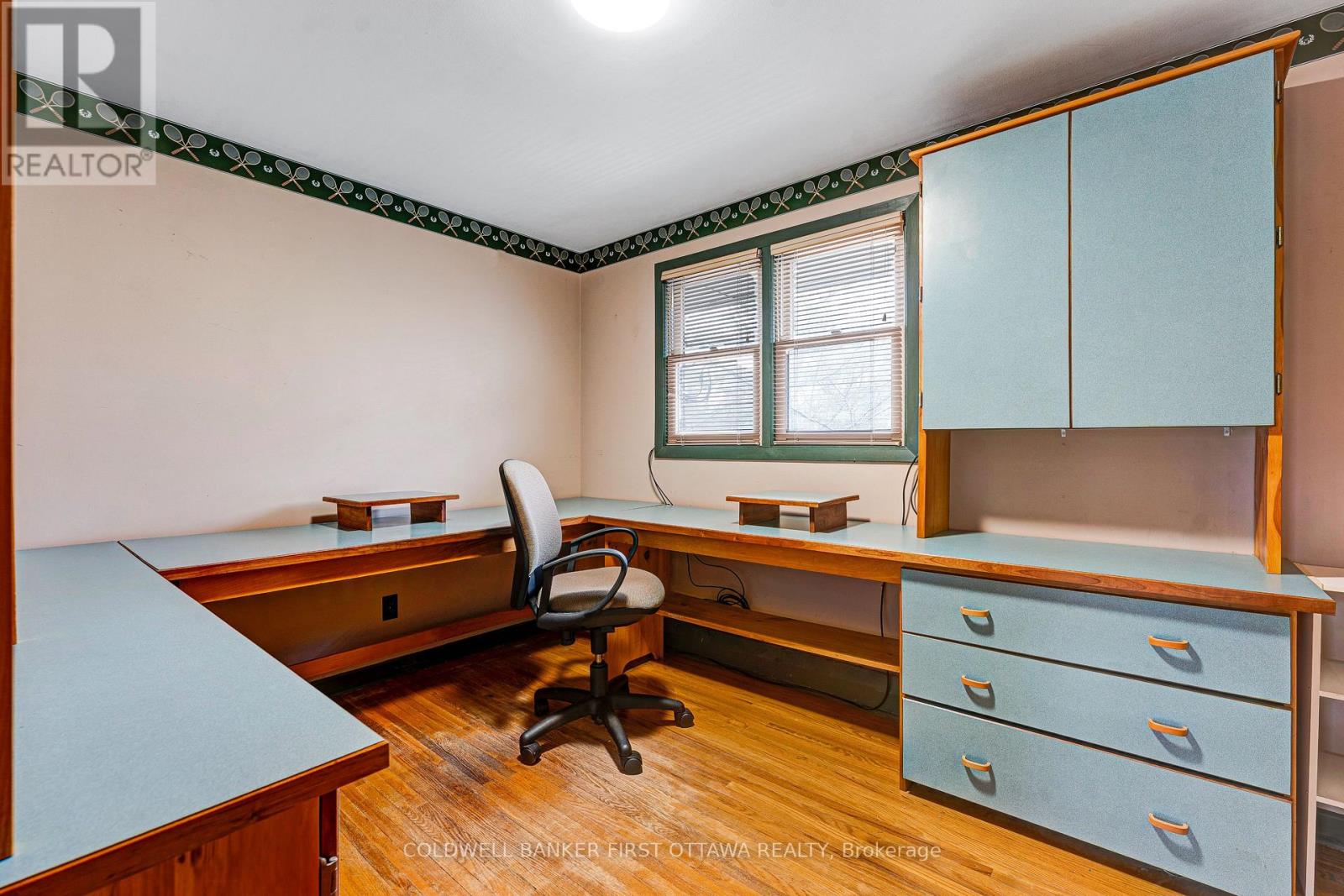 Second floor's, fourth bedroom currently an office