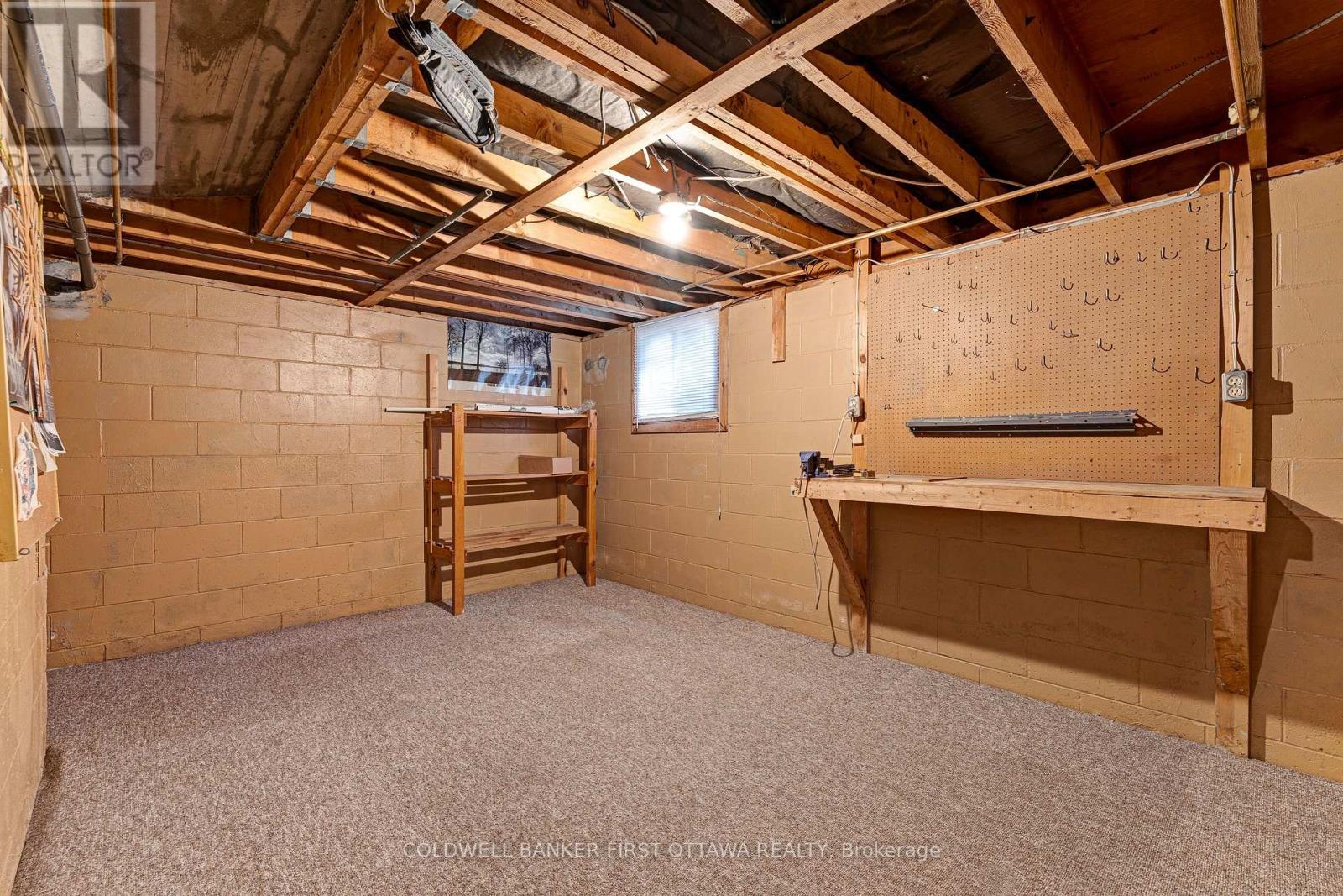 Lower level workshop or flex space