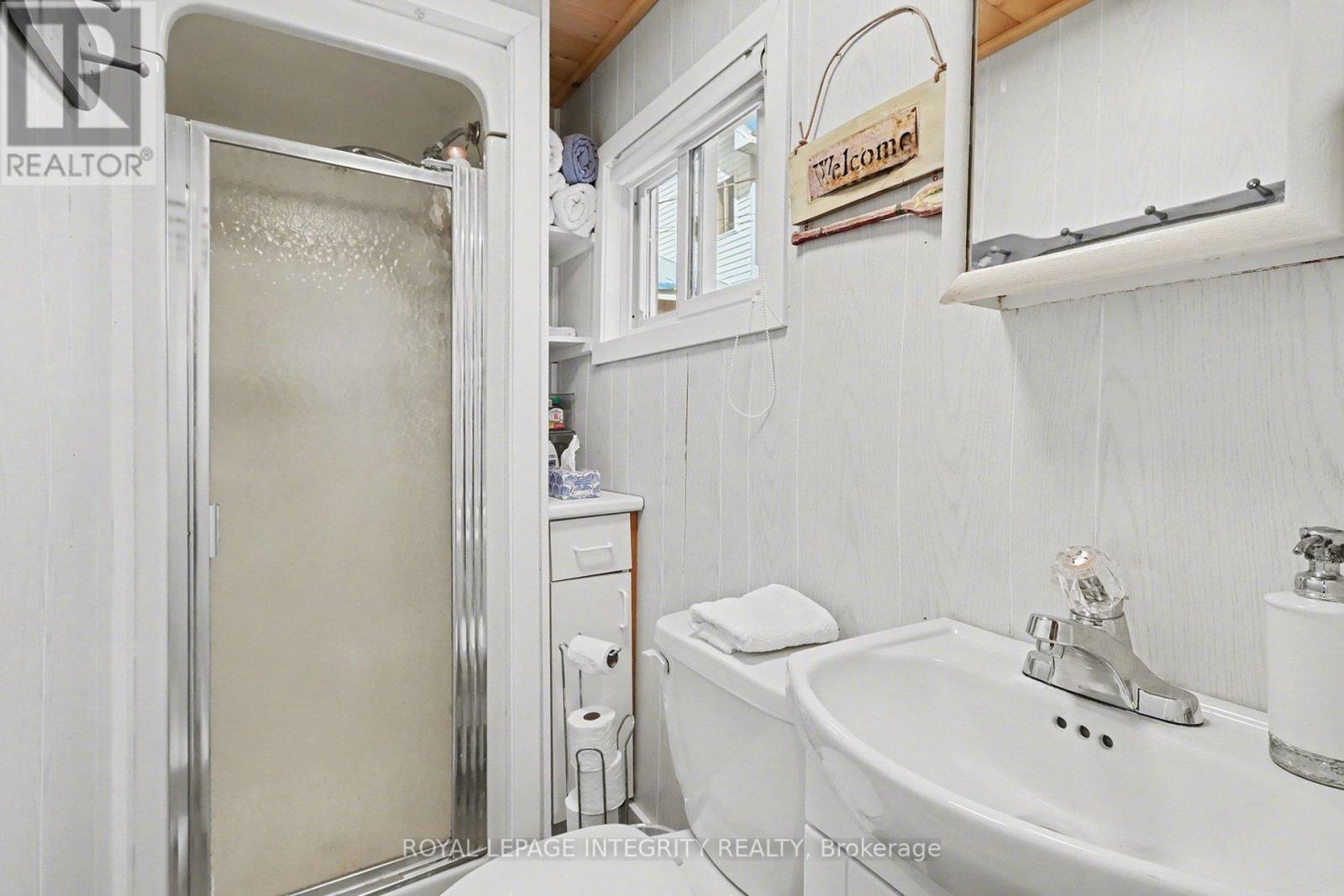 Washroom off to the right when you ente
