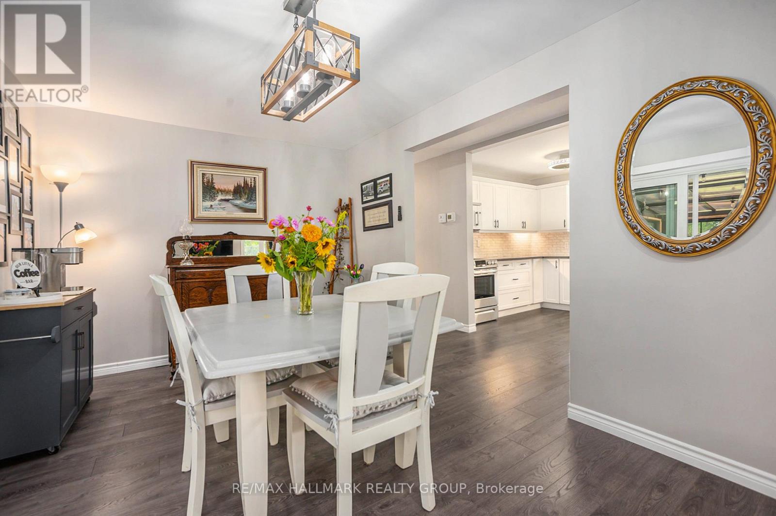Large dining area.