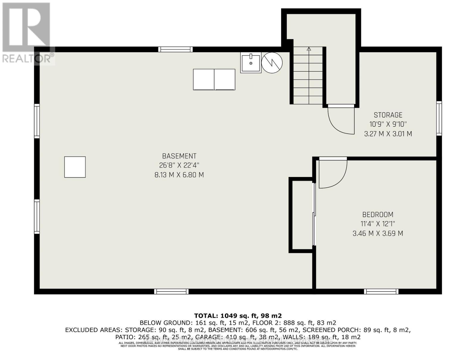 Lower-level floorplan