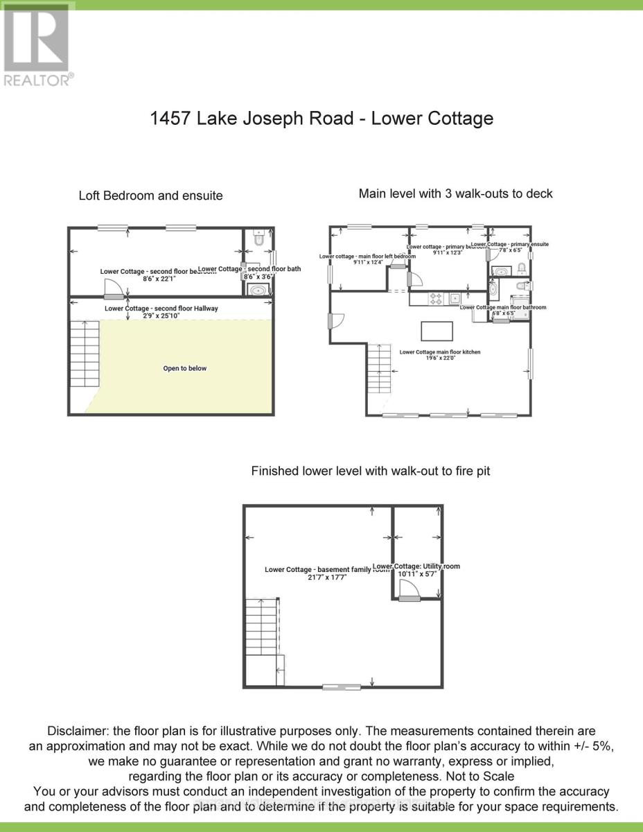 Lower Cottage Floorplans