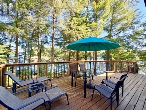 Front deck facing big lake