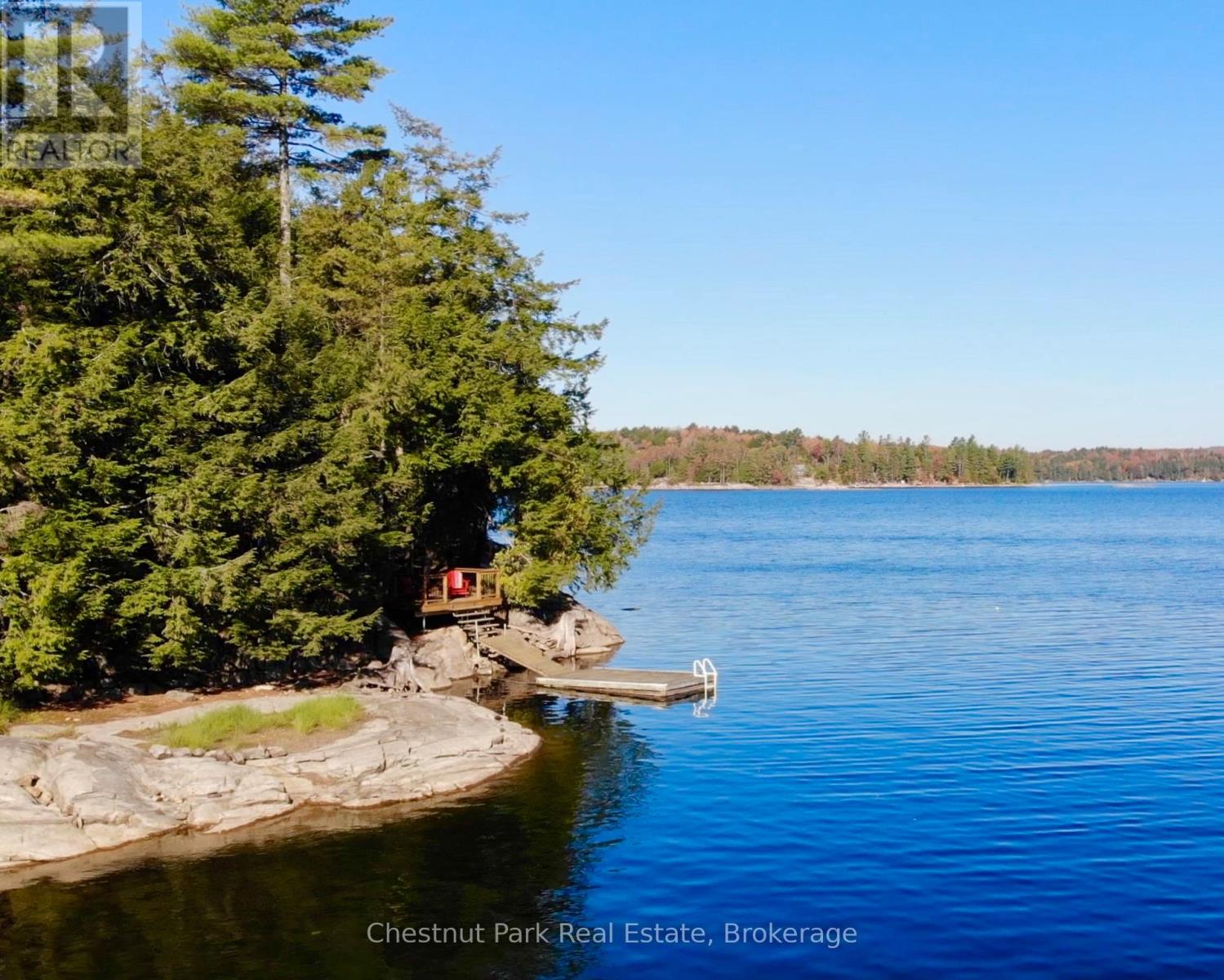 Dock w/ rocky shoreline & protected from winds