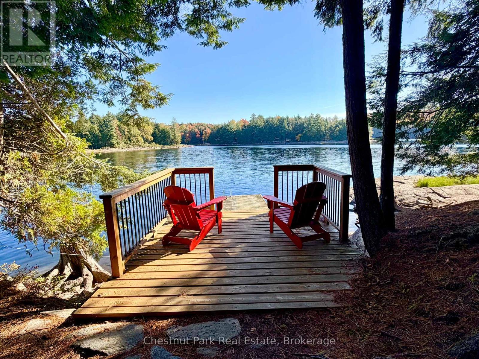 Views from deck at lake