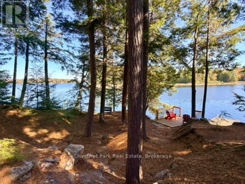 Part of lot facing out to big lake