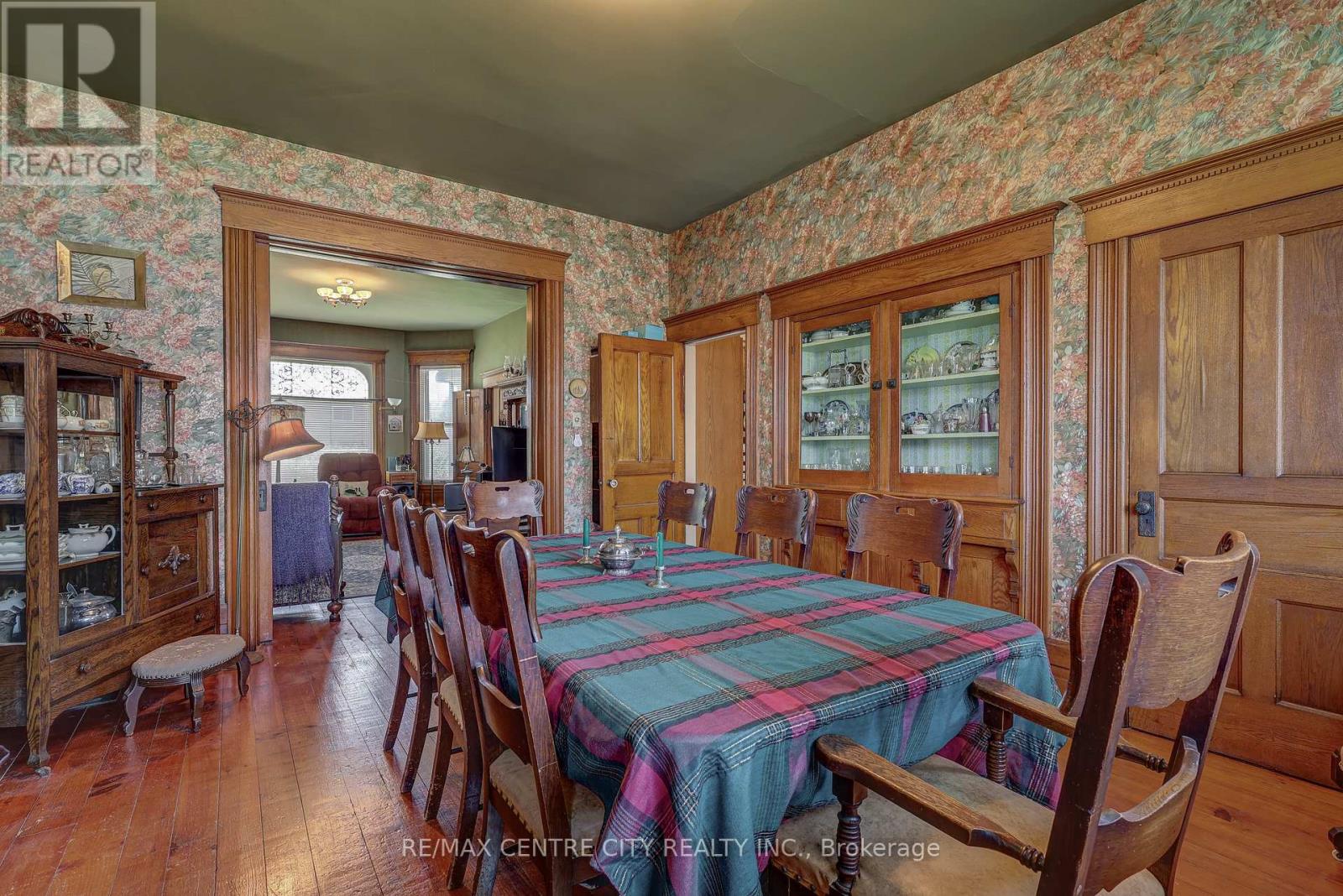 Sit & admire the woodwork that surrounds yo